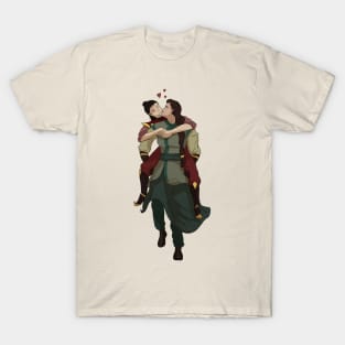 Kyoshi carrying Rangi T-Shirt